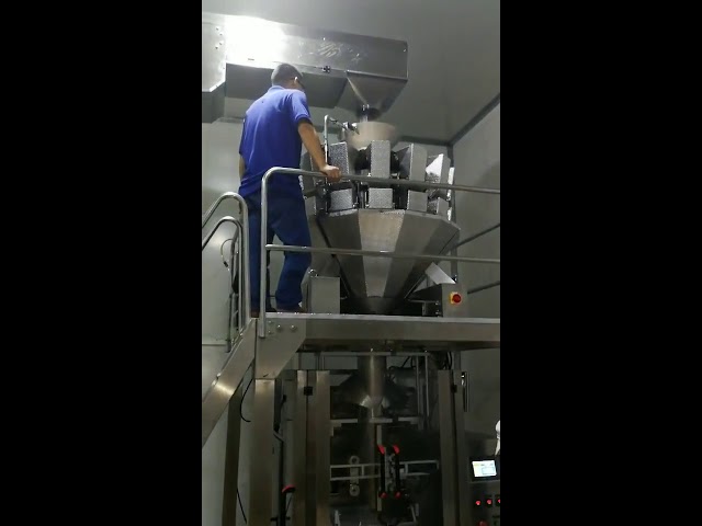 China awtomatikong pagkain meryenda ng asukal kendi pulbos buto nuts pulbos vertical packing machine